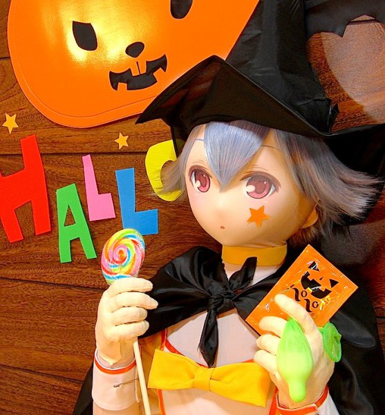 空気少女宇佐羽えあのハロウィン衣装